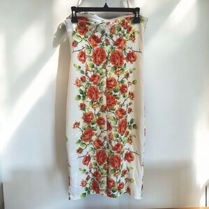 New York & Co Floral Print Strapless Sheath Dress. Small. Like New!